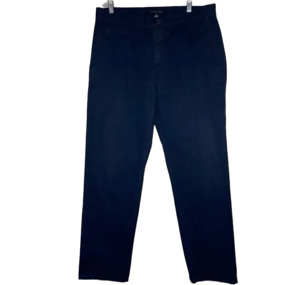 Tommy Hilfiger Blue Chino Khaki 5 Pocket Cotton 34 Waist Mens